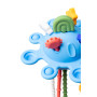 Hochet sensoriel bébé en silicone – Planet Multicolor – Jouet d’éveil
