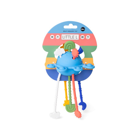 Hochet sensoriel bébé en silicone – Planet Multicolor – Jouet d’éveil