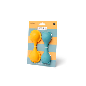 Bear & Lion Silicone Baby Rattle – Little T – From 6 Months
