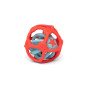 Set de 2 balles sensorielles bébé – Silicone souple bleu/orange