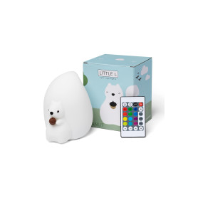Veilleuse bébé Lil’Écureuil Cacahuète - Lumière douce & rechargeable