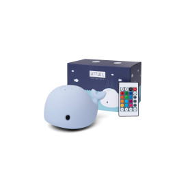 Whale Fish Projector Night Light – Wilda Blue – Remote Controlled