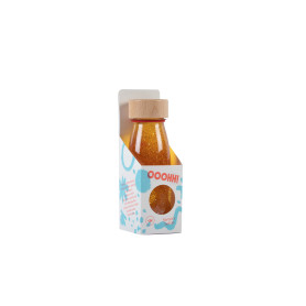 Bouteille sensorielle curcuma – Float Bottle – Jouet d’éveil