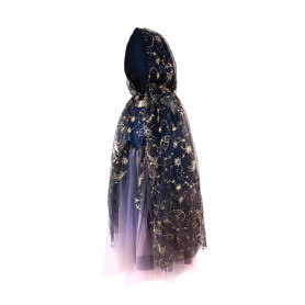 Cape enchanteresse Twilight 4/6 ans – étoilée avec capuche