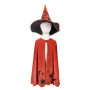 Pumpkin Wizard Cape with Hat 4/6 years – Autumn Halloween costume