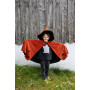 Pumpkin Wizard Cape with Hat 4/6 years – Autumn Halloween costume