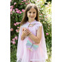 Cape sequins rose Twirl 4/6 ans – Cape enfant brillante et féerique