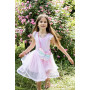 Robe à paillettes rose Twirl 3/4 ans – Déguisement enfant scintillant