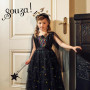 Agatha Black Witch Dress 5/7 years – Kids’ glowing Halloween costume