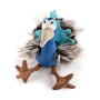 Paon Pfaociao 31 cm – Peluche colorée Collection KiKeRiKi by Sigikid