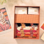 Atelier 64 Djeco – Fauve canvas embroidery kit with wooden frame
