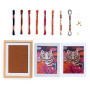 Atelier 64 Djeco – Fauve canvas embroidery kit with wooden frame