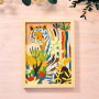 Atelier 22 Djeco – Kit peinture Mélange de Couleurs Sauvage