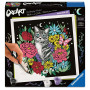 CreArt Cat – Adult Paint by Numbers 20x20 cm, 14 acrylic paints