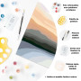 CreArt Minimal Landscape – Peinture par numéros adulte 20 couleurs