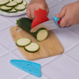 Chefclub Kids Blue/Red Chef’s Knife – Safe cooking knife