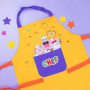 Chefclub Kids Yellow Apron – 100% Cotton Adjustable Kids Apron