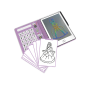 KidyDraw Mini Princesse – Tablette à dessin LCD pour enfants