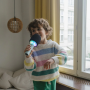 Micro Karaoké Bluetooth KIDYMIC Vert – Micro sans fil avec lumière