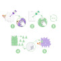 Djeco Magic Finger Painting – Little Shapes creative art kit