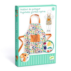 Djeco Garden Apron – Adjustable washable kids’ apron with pocket