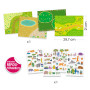 Djeco Lift-and-Layer Stickers – Repositionable 3D animal-themed