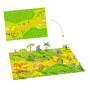 Djeco Lift-and-Layer Stickers – Repositionable 3D animal-themed