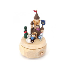 Boîte à musique Château Aventure Wooderful Life – Manège en bois