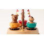 Solib Coffee Cup Magnetic Music Box – Wooden carousel