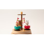 Solib Coffee Cup Magnetic Music Box – Wooden carousel