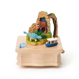 Boîte à musique Croisière avec les Dinosaures Solib – Manège en bois