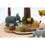 Boîte à musique Safari Solib – Manège magnétique en bois