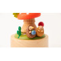 Solib Four-Leaf Clover Magnetic Music Box – Mini wooden carousel