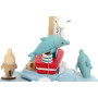 Solib Sailboat and Dolphins Magnetic Music Box – Wooden carousel
