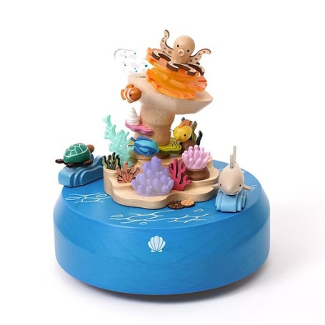 Veilleuse musicale Animaux marins Solib