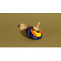 Solib Rings Spinning Top – Hand-painted wooden artisan toy