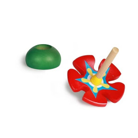 Toupie Flower Solib – Toupie en bois