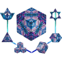 Shashibo Mystic Ocean – Cube magnétique 3D transformable
