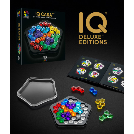 IQ Carat (SmartGames): Premium Puzzle Game - 120 Challenges