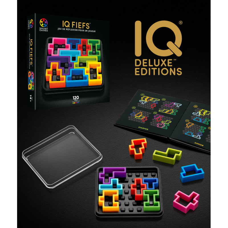 IQ Fiefs (SmartGames) : Jeu de Logique Solo - 120 Défis