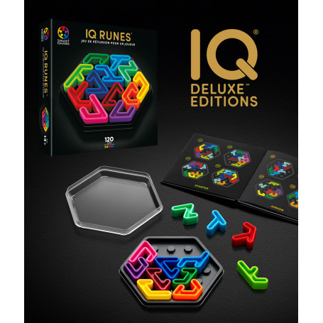 IQ Runes (SmartGames): Solo Logic Puzzle - 120 Challenges