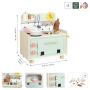 Mamie Soleil Kitchenette – Compact wooden play kitchen by Janod
