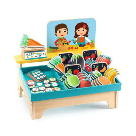 Petit Marché Léa & Milo Djeco – Stand fruits & légumes