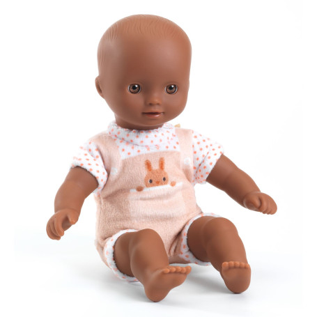 Mini doll Charly brown 20 cm Pomea Djeco