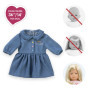 Robe denim manches longues Ma Corolle – Vêtement poupée 36 cm
