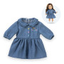 Long-sleeved denim dress Ma Corolle – Outfit for 36 cm doll