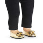 Ballerines dorées Ma Corolle – Chaussures poupée 36 cm