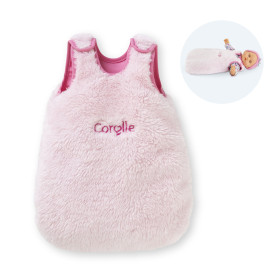 Plush Sleeping Bag Pink – For 30 cm Corolle Baby Doll