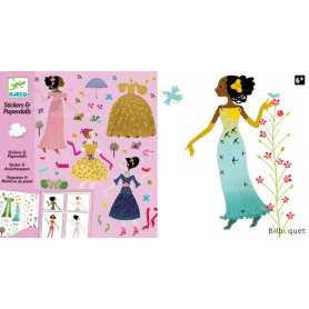 Stickers & Paperdolls Robes des 4 saisons Design By Charlotte Gastaut