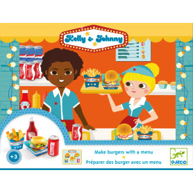 Kelly & Johnny - Preparing burgers